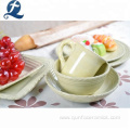 Restaurant breakfast dinnerware custom ceramic tableware